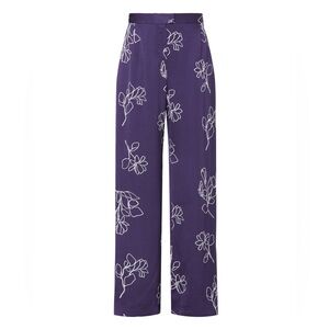 Jason Wu x RTR Wide-Leg Floral Trousers